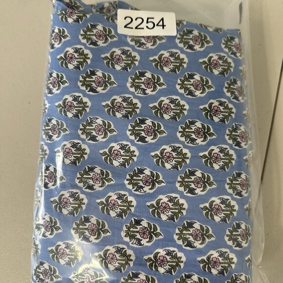 J Crew Smocked Puff Sleeve Midi Dress XL Blue Floral - Picture 14 of 14